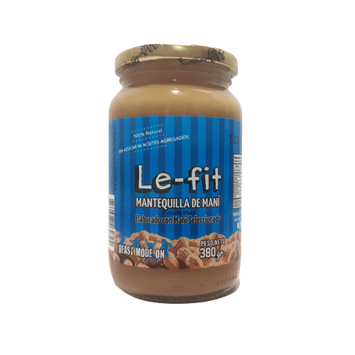 Pasta de Maní "Le Fit" x 380 grs. (Natural)